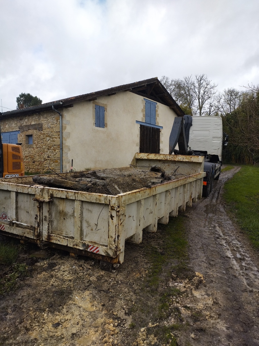 benne pour la collecte de déchets